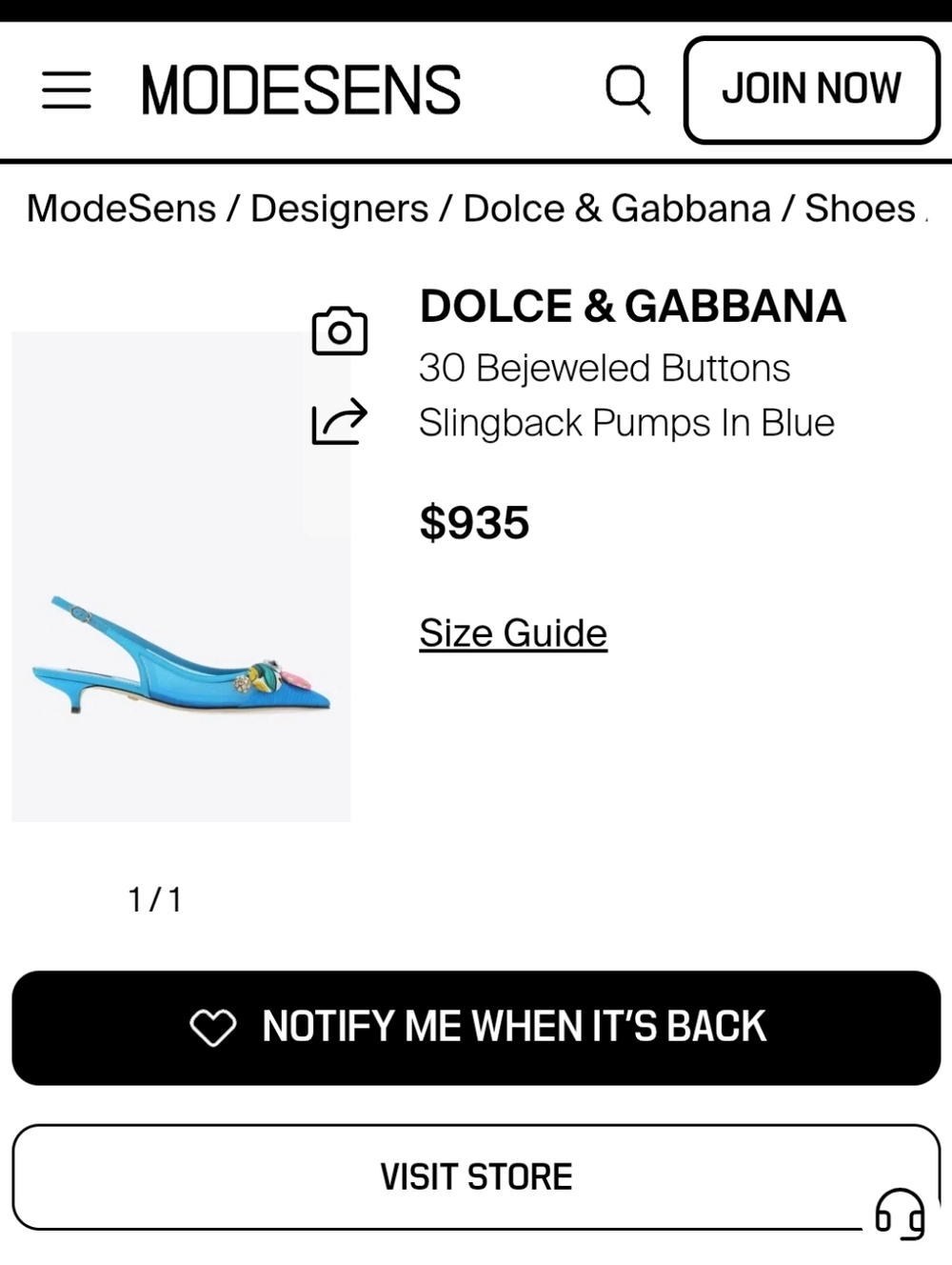 🔥Dolce Gabbana 30 Bejeweled Multicolor Buttons Embellished Slingback Pumps - Picture 4 of 14